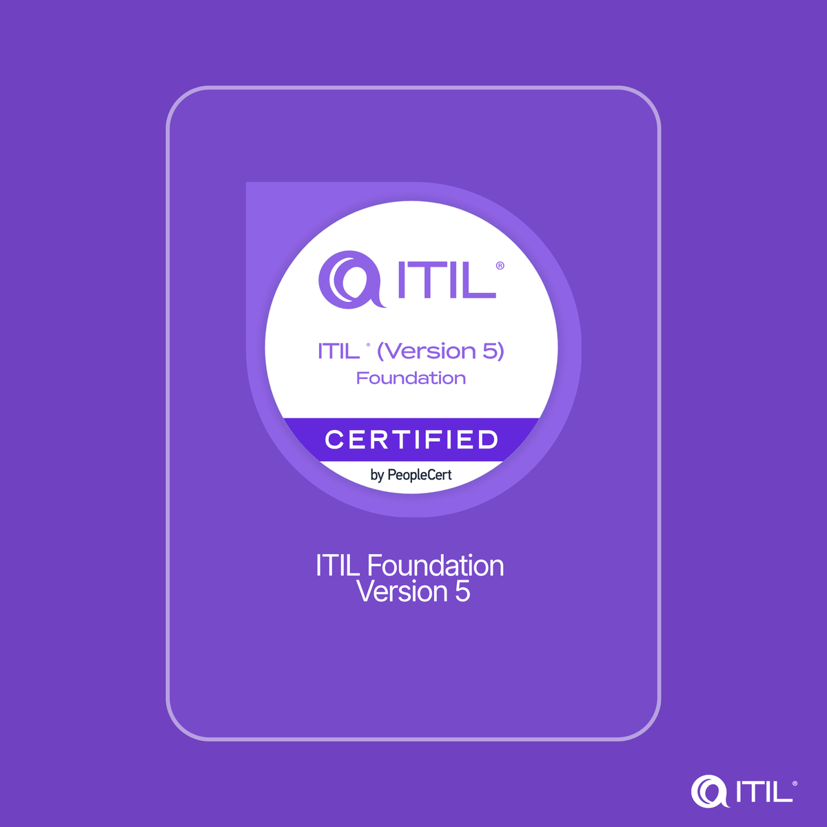 ITIL Foundation (Version 5)