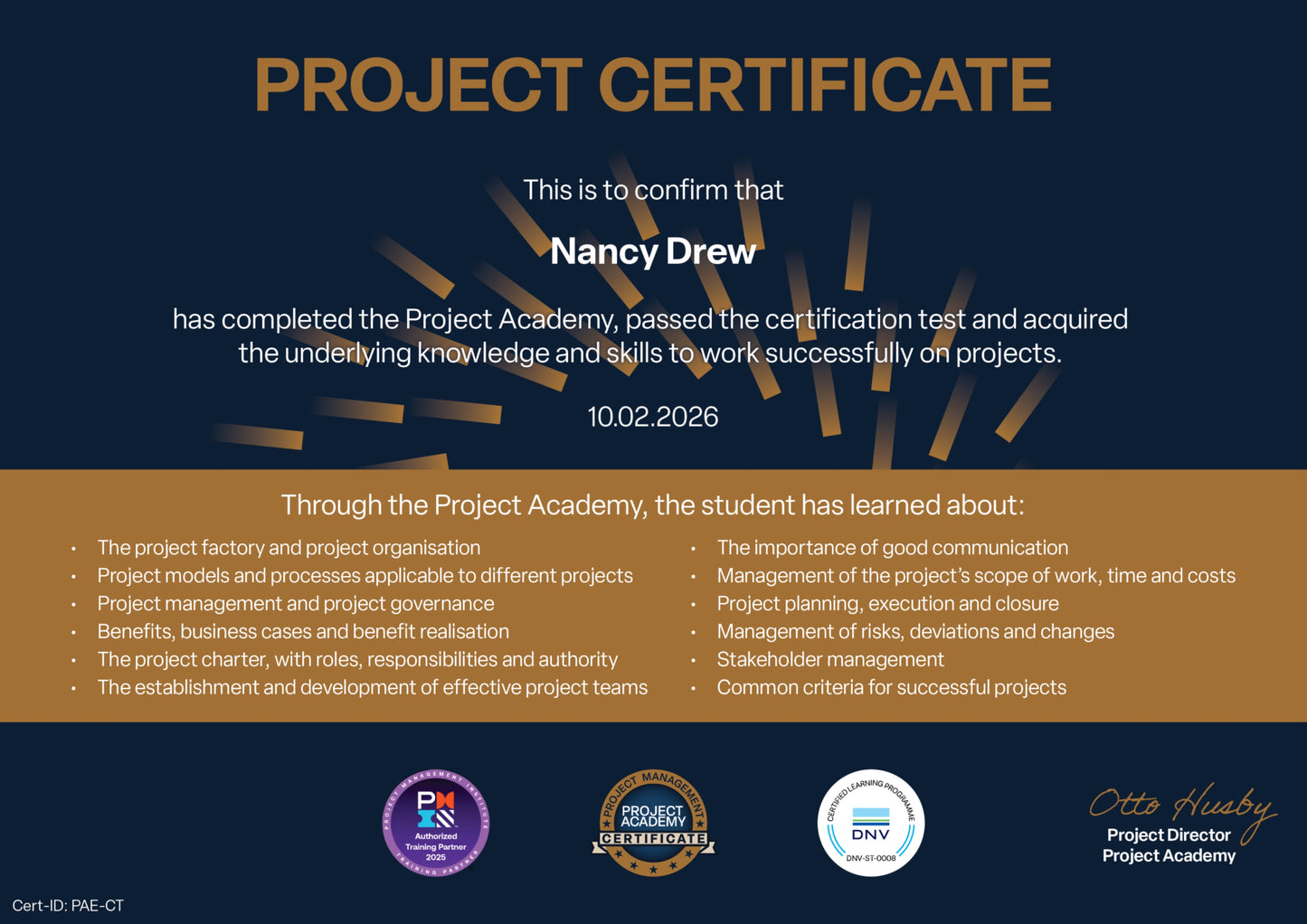Project Academy eLearning